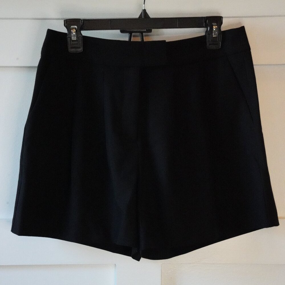 INC, Pleated Dress Shorts, Black‎ - Picture 2 of 4